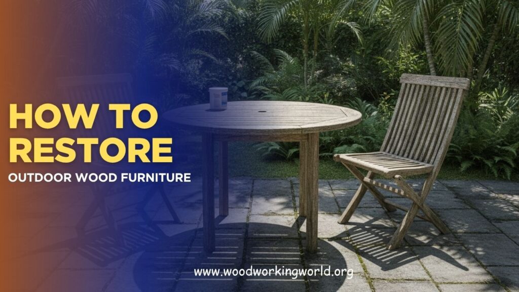How to Restore Outdoor Wood Furniture